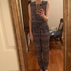 NWOT DVF Rawena 100% Silk Sleeveless Jumpsuit